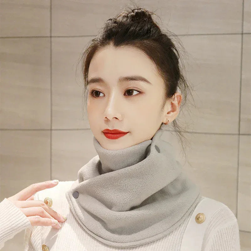 Women's Warm Plush Scarf Ins Cute And Versatile - DanaFashionstore