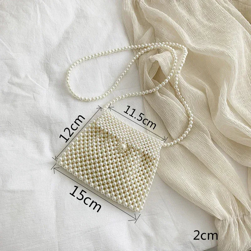 Pearl Bag Female Messenger Bag Wild Mini Retro Western Style Pearl - DanaFashionstore