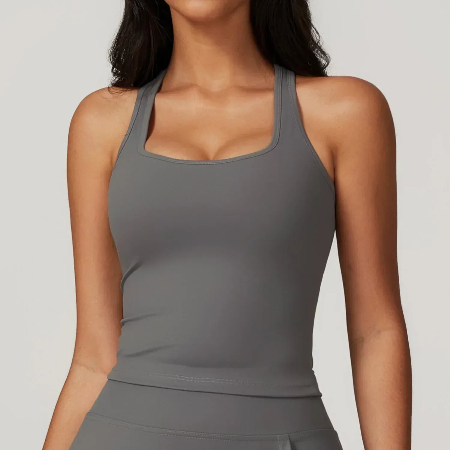 Women's Brushed H-shaped Beauty Back Sports Vest - DanaFashionstore