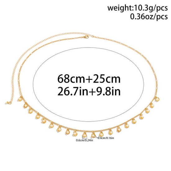 Beach Fan Shell Pearl Waist Chain $13.06 Dana Fashion Color: Gold 1574 Women's Accessories Product information: Processing Technology: manual Type: waist chain Color: gold 1574, white k 1574 Material: Plastic Shape: Geometry Packing list: Waist chain X1 P