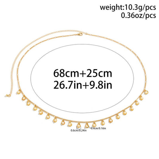 Beach Fan Shell Pearl Waist Chain $13.06 Dana Fashion Color: Gold 1574 Women's Accessories Product information: Processing Technology: manual Type: waist chain Color: gold 1574, white k 1574 Material: Plastic Shape: Geometry Packing list: Waist chain X1 P