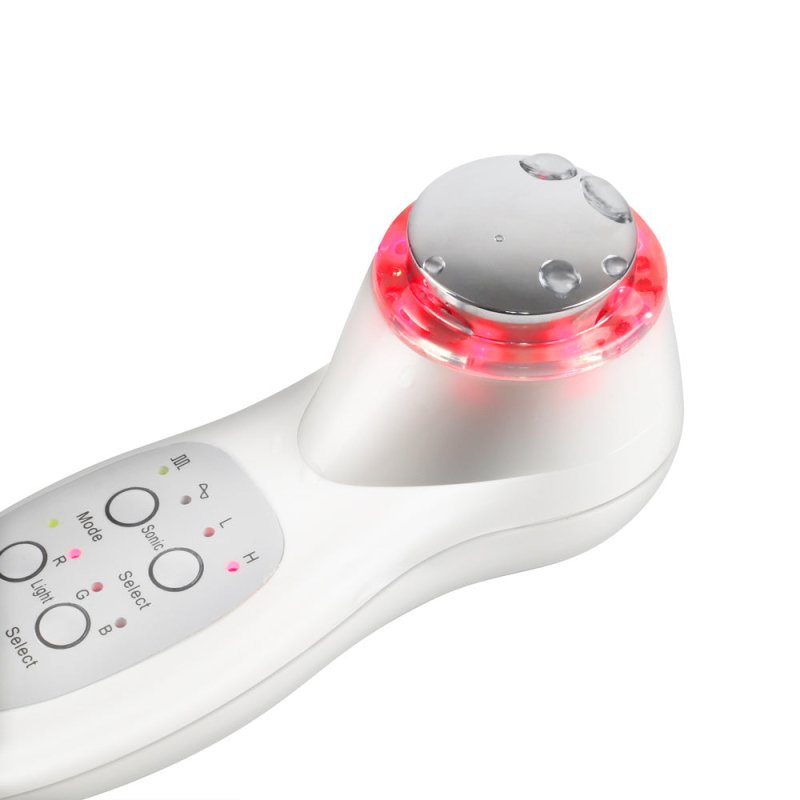 Beauty Care Instrument LED Light Therapy Professional Skin Therapy $89.00 Dana Fashion Color: White Model: AU Beauty Tools Function: cleansing, introduction, skin rejuvenation Gear: Seven gears Specifications: American plug, European plug, British plug, A