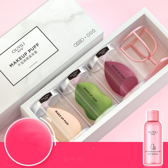 Beauty Egg, Gourd Sponge Puff, Cushion, Make-up Tools $16.50 Dana Fashion Color: 1style makeup Product Information: sort by color: 1style 3 pack|Mixed color suit I 2style 33 pieces|Mixed color suit II 3style 33 pieces | skin tone 4style 33 pieces | pink 5