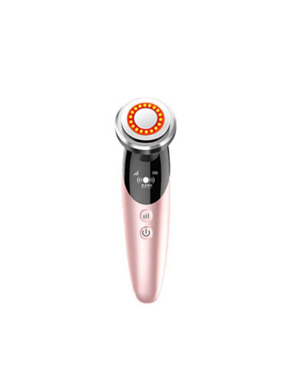 Beauty face washing instrument $98.00 Dana Fashion Color: Basics Beauty Tools Model: upgraded import instrument Function: import and export warm and hot vibration massage negative ion ultrasonic positive ion color light Material: plastic and alloy Power s