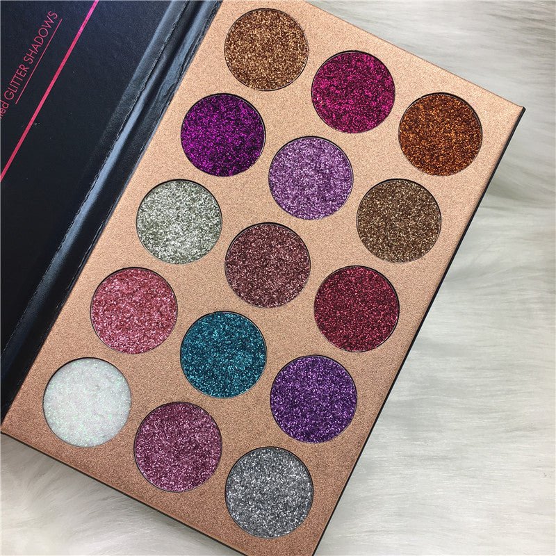 Beauty glazed 15 color sequins eye shadow $39.00 Dana Fashion default: default makeup Brand Type : Domestic Brand Whether to import : No Brand Name :beauty glazed Color: 112 Number of colors: eight colors and above Model Number:36544