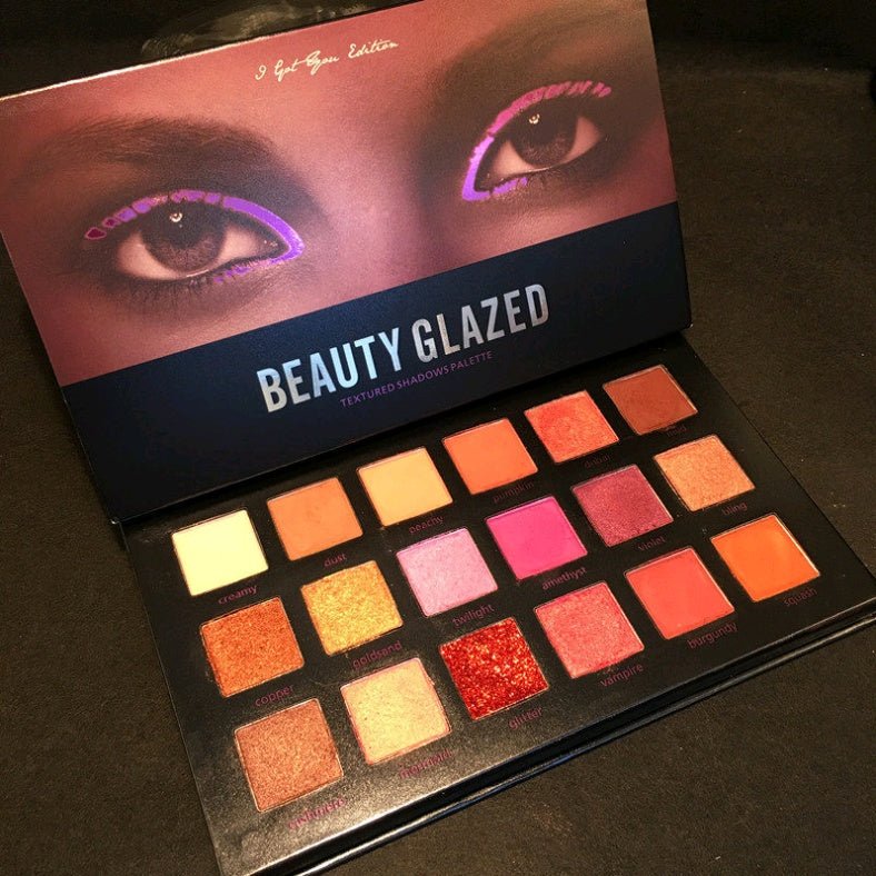 Beauty glazed 18-color new eye shadow with multi-color eyeshadow $59.00 Dana Fashion Color: 18 colors makeup Efficacy: modification