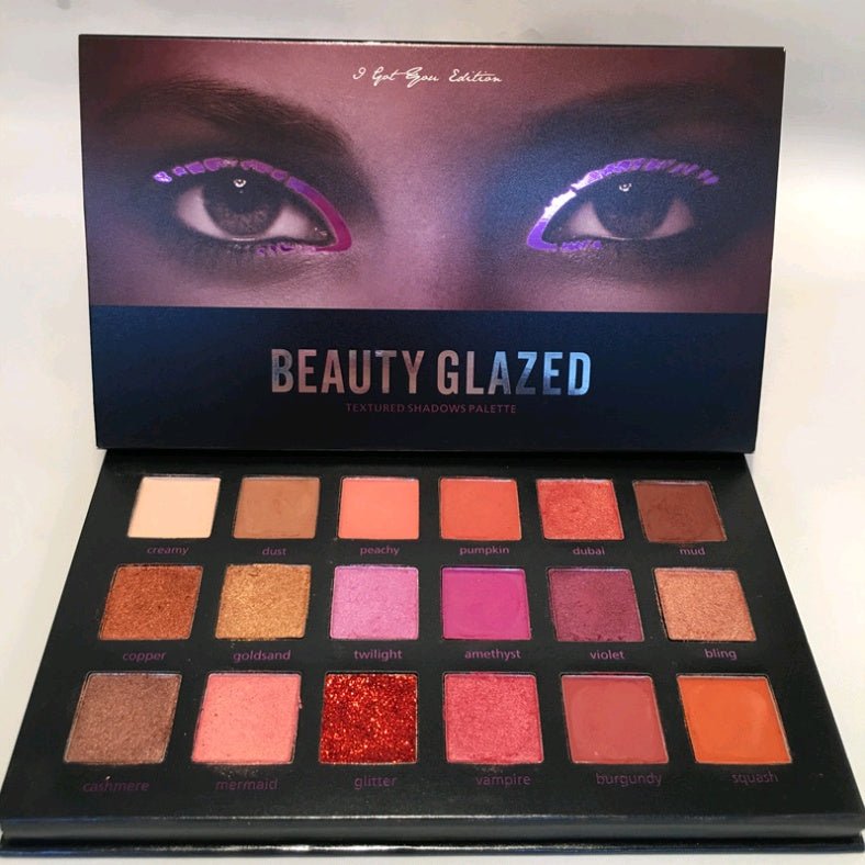 Beauty glazed 18-color new eye shadow with multi-color eyeshadow $59.00 Dana Fashion Color: 18 colors makeup Efficacy: modification