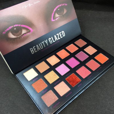 Beauty glazed 18-color new eye shadow with multi-color eyeshadow $59.00 Dana Fashion Color: 18 colors makeup Efficacy: modification