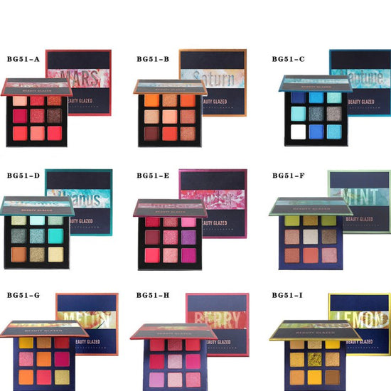 Beauty Glazed Eyeshadow Palette $26.28 Dana Fashion Style: A makeup Number of colors: eight colors and above Skin Type: General Efficacy: modification