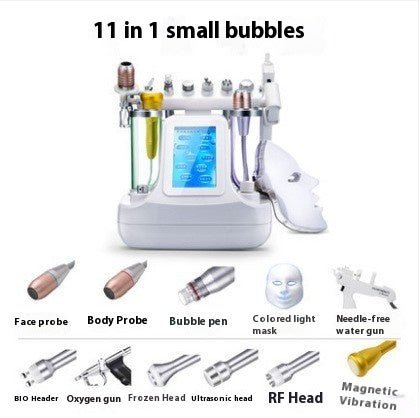 Beauty Instrument Cleaner Face Oxygen Injection Skin Spray Beauty Salon Mesotherapy Color Light Mask Beauty Instrument $750.00 Dana Fashion Color: Eleven In One Specifications: American Standard Beauty Tools Product information: Applicable scenario: Comme