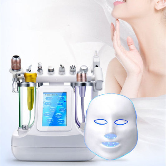 Beauty Instrument Cleaner Face Oxygen Injection Skin Spray Beauty Salon Mesotherapy Color Light Mask Beauty Instrument $750.00 Dana Fashion Color: Eight in one Specifications: American Standard Beauty Tools Product information: Applicable scenario: Commer