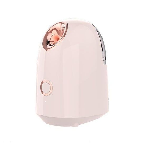 Beauty Steamer $39.99 Dana Fashion Color: EU Pink Beauty Tools Material: ABS Voltage: 220 v Spray time: 20 min Water tank capacity: 150 ml Due to the different light angle and display, it may cause color difference between the actual product and the pictu