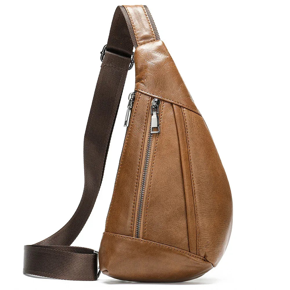 Shoulder Bag Leather Chest Bag Shoulder Messenger - DanaFashionstore