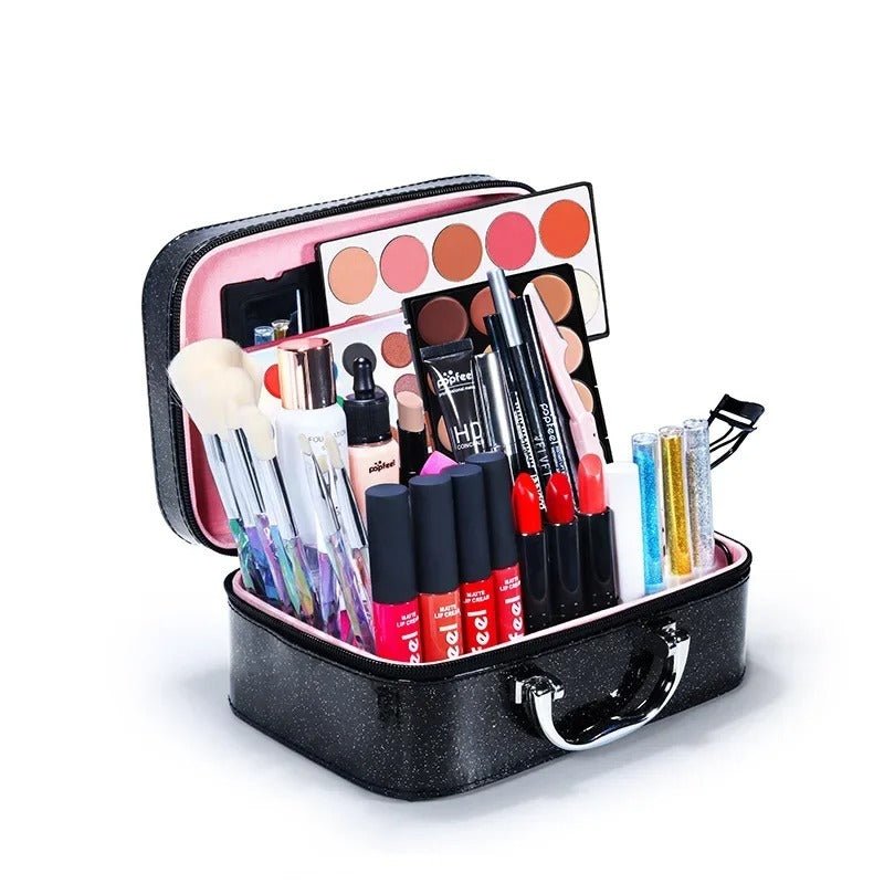 Beginner Cosmetics Makeup Set Complete Set Novice Student Light Makeup Gift Box $160.00 Dana Fashion Color Classification: KIT014 makeup Product information: Color: white, natural nude makeup Applicable people: general Specification: Standard specificatio