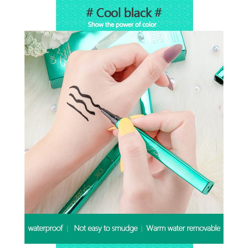 Beginners eye liner $15.72 Dana Fashion Color: Jade green makeup Adapt to the crowd: MM who loves beauty Product features: long-lasting makeup effect, smooth lines, warm water removable The validity period is unopened, the shelf life is 3 years, and it ca