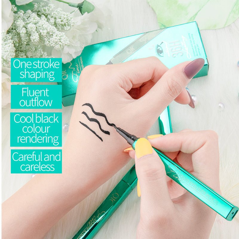 Beginners eye liner $15.72 Dana Fashion Color: Jade green makeup Adapt to the crowd: MM who loves beauty Product features: long-lasting makeup effect, smooth lines, warm water removable The validity period is unopened, the shelf life is 3 years, and it ca