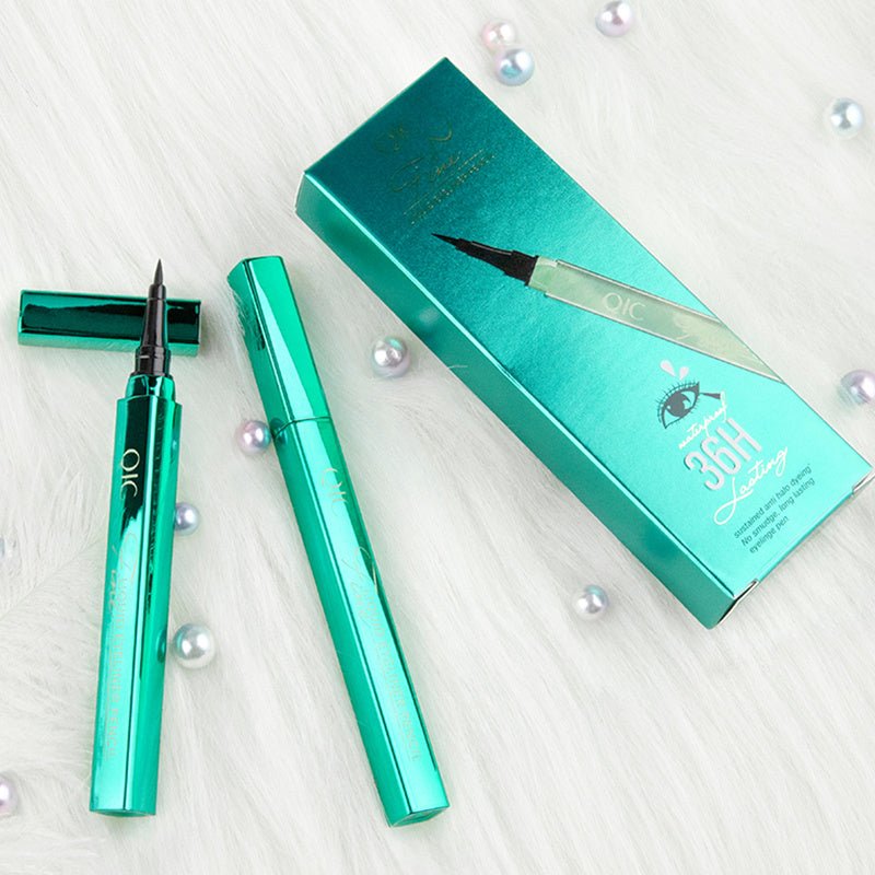 Beginners eye liner $15.72 Dana Fashion Color: Jade green makeup Adapt to the crowd: MM who loves beauty Product features: long-lasting makeup effect, smooth lines, warm water removable The validity period is unopened, the shelf life is 3 years, and it ca