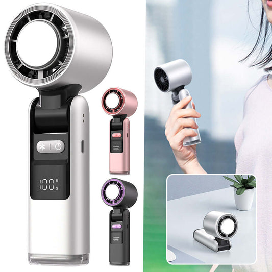 Turbos Chilled Ice Sensation Cold Fan Super Mini Turbos Speed Fan USB Powered Digital Display For Outdoor Camping Travel $55.99 Dana Fashion Color: Black Without Refrigeration Size: 63x57x176mm Beauty Tools Summary: Extremely Strong, Yet Natural Wind: Thi