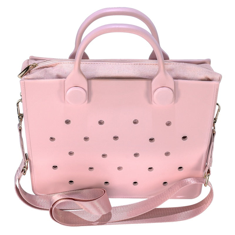 Waterproof EVA Handbag Punching Women's Tote Bags With Shoulder Strap For Women Hand Tote Bag Beach Bag - Dana Fashion