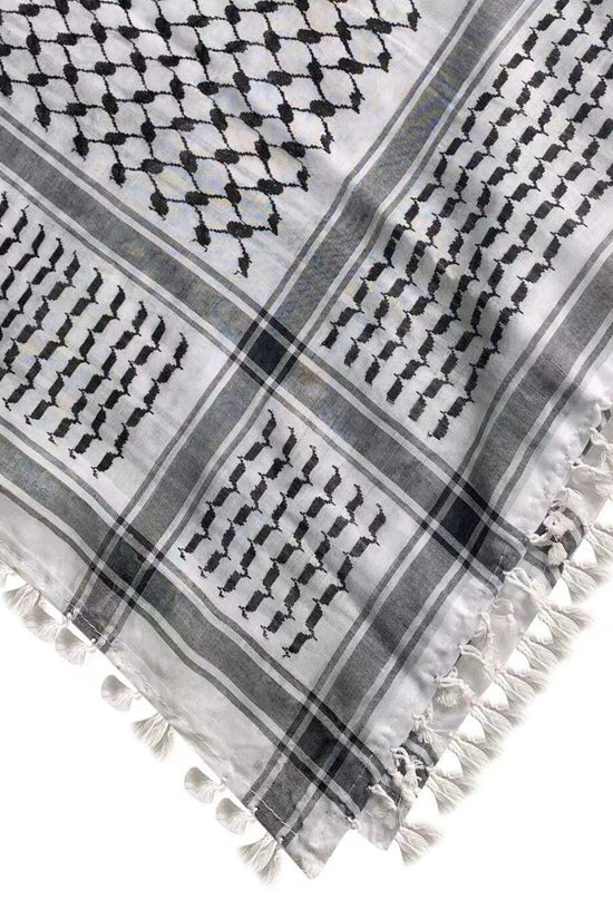 New Four-side Tassel Outdoor Tactics Headscarf