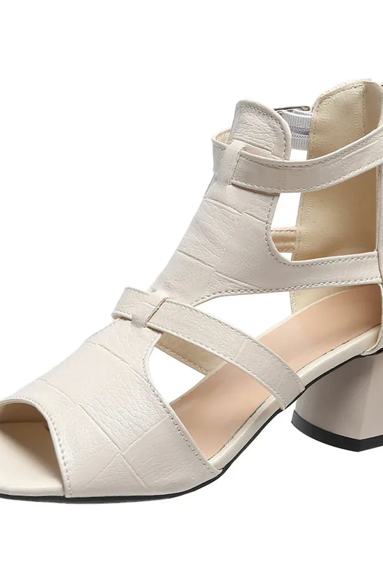 Fashion Medium Low Heel Sandals - DanaFashionstore
