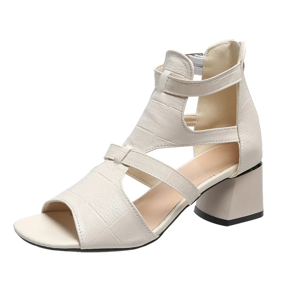Fashion Medium Low Heel Sandals - DanaFashionstore