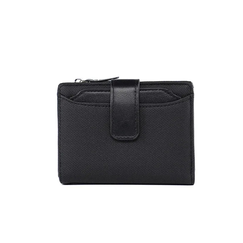 Women's Short Solid Color Leather Wallet - DanaFashionstore