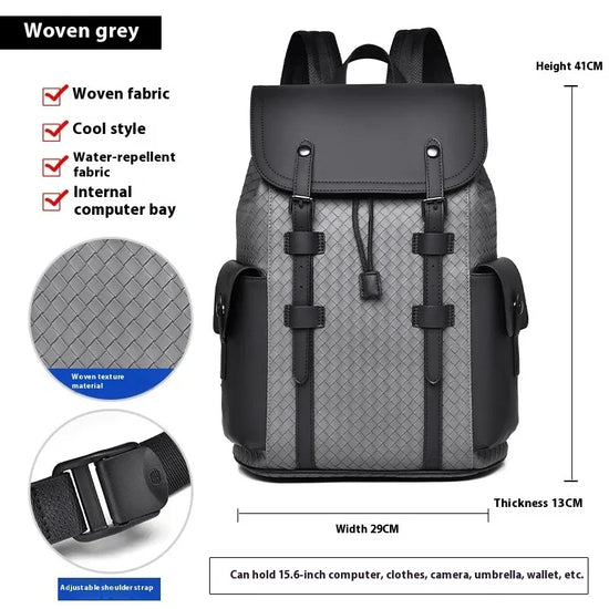 Curved Shoulder Strap New Men's Casual Business Travel Backpack - DanaFashionstore