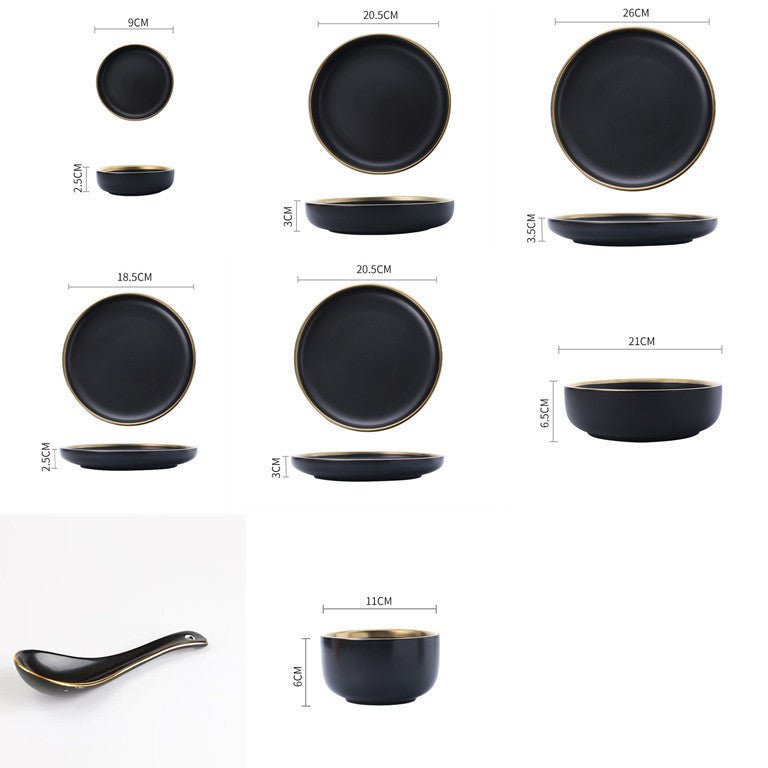 Big Soup Bowl Rice Bowl About Household Ceramic Plate $155.77 Dana Fashion Color: F Set Dana's Kitchen Product information: Product Category: Bowl Material: more than 45 percent bone meal and bone china Pattern: solid color 3.5 inch plate (white), spoon (