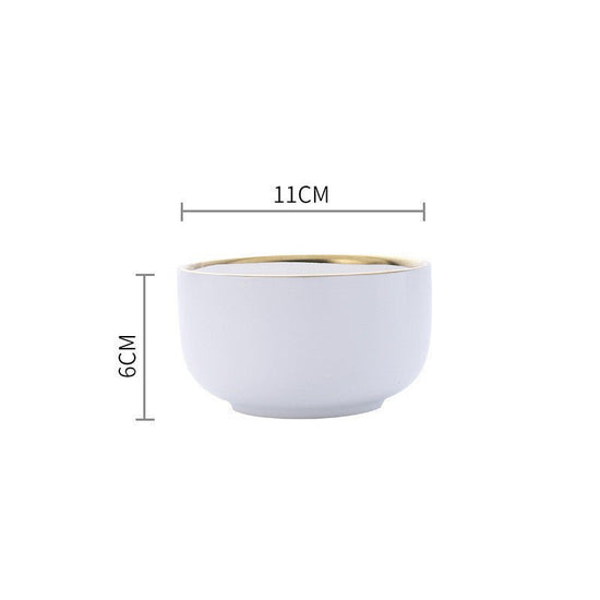 Big Soup Bowl Rice Bowl About Household Ceramic Plate $15.17 Dana Fashion Color: 3style Dana's Kitchen Product information: Product Category: Bowl Material: more than 45 percent bone meal and bone china Pattern: solid color 3.5 inch plate (white), spoon (