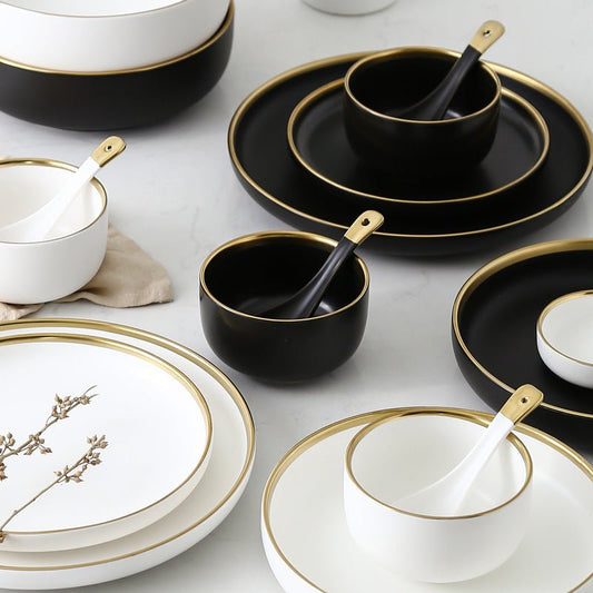 Big Soup Bowl Rice Bowl About Household Ceramic Plate $17.38 Dana Fashion Color: 10style Dana's Kitchen Product information: Product Category: Bowl Material: more than 45 percent bone meal and bone china Pattern: solid color 3.5 inch plate (white), spoon
