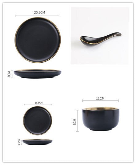 Big Soup Bowl Rice Bowl About Household Ceramic Plate $65.04 Dana Fashion Color: D Set Dana's Kitchen Product information: Product Category: Bowl Material: more than 45 percent bone meal and bone china Pattern: solid color 3.5 inch plate (white), spoon (w