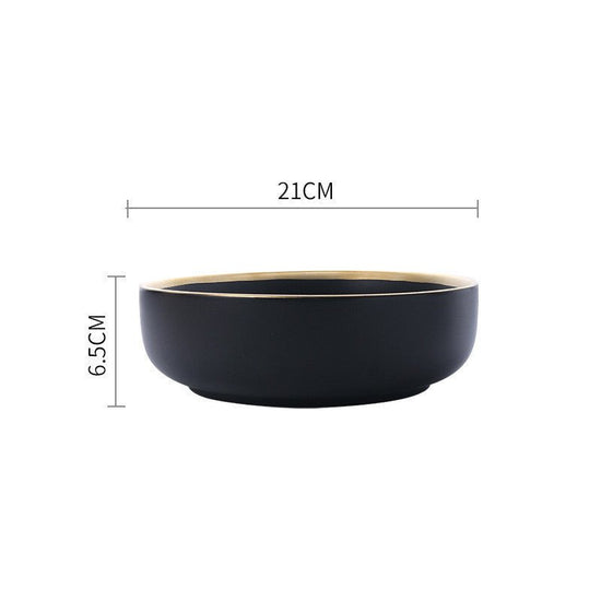 Big Soup Bowl Rice Bowl About Household Ceramic Plate $42.80 Dana Fashion Color: 11style Dana's Kitchen Product information: Product Category: Bowl Material: more than 45 percent bone meal and bone china Pattern: solid color 3.5 inch plate (white), spoon