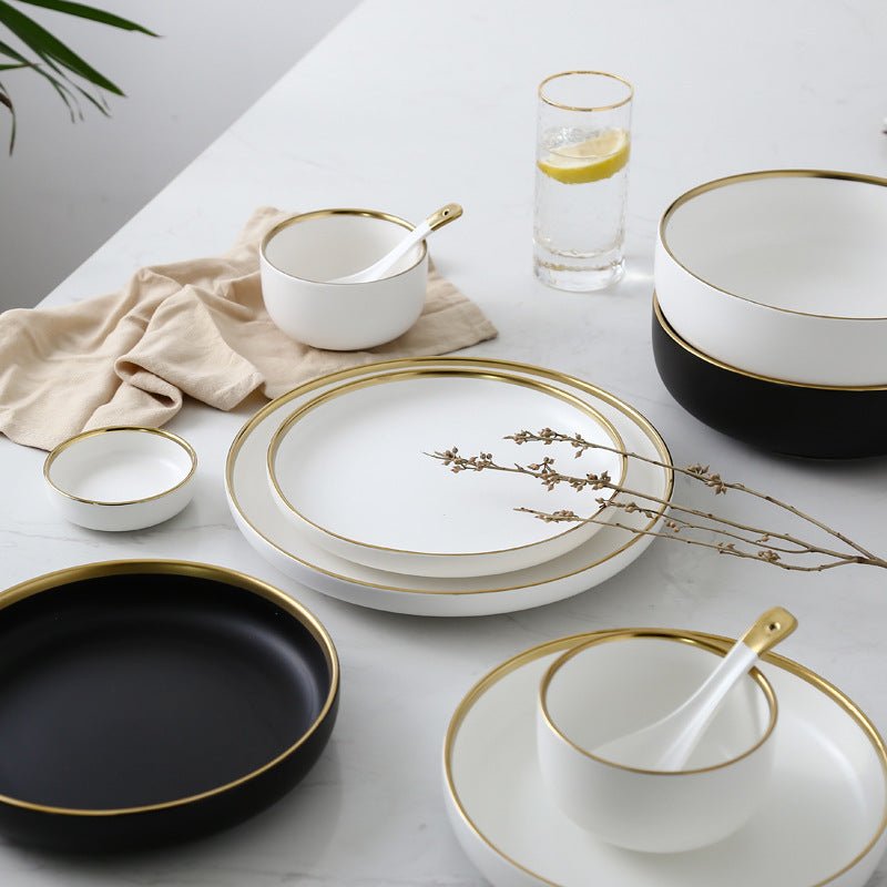 Big Soup Bowl Rice Bowl About Household Ceramic Plate $17.38 Dana Fashion Color: 10style Dana's Kitchen Product information: Product Category: Bowl Material: more than 45 percent bone meal and bone china Pattern: solid color 3.5 inch plate (white), spoon