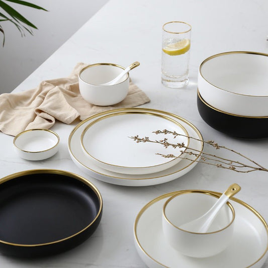 Big Soup Bowl Rice Bowl About Household Ceramic Plate $17.38 Dana Fashion Color: 10style Dana's Kitchen Product information: Product Category: Bowl Material: more than 45 percent bone meal and bone china Pattern: solid color 3.5 inch plate (white), spoon