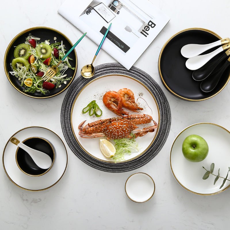 Big Soup Bowl Rice Bowl About Household Ceramic Plate $17.38 Dana Fashion Color: 10style Dana's Kitchen Product information: Product Category: Bowl Material: more than 45 percent bone meal and bone china Pattern: solid color 3.5 inch plate (white), spoon