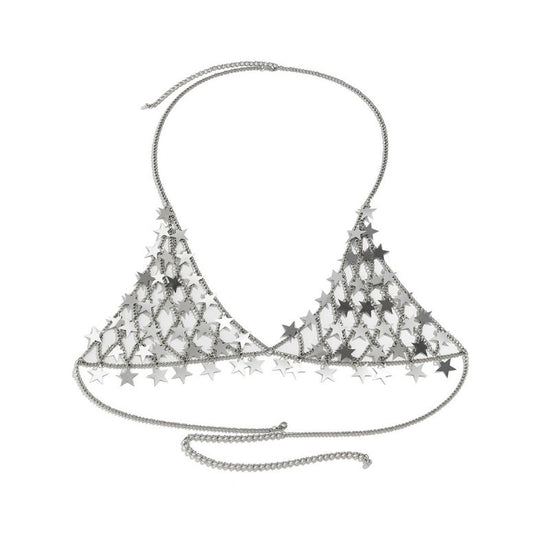 Bikini Accessories Tassel Chest Necklace Handmade Star Sequins $29.26 Dana Fashion Color: Gold 1491E2 Women's Accessories Product information: Processing Technology: manual Type: chest necklace Color: white K 1491E1, gold 1491E2, white k 1491E2 Material: