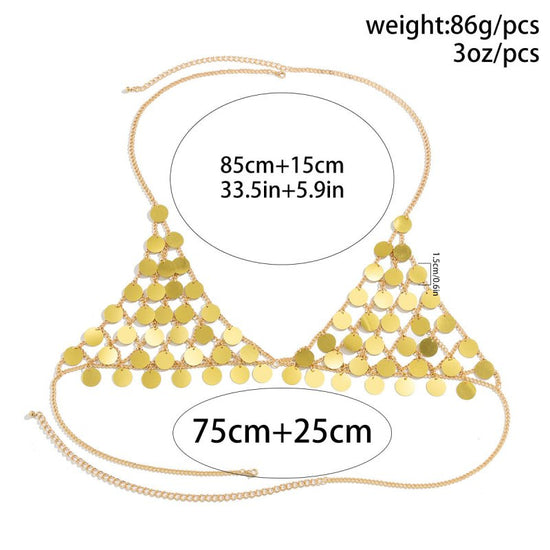 Bikini Accessories Tassel Chest Necklace Handmade Star Sequins $29.26 Dana Fashion Color: Gold 1491E2 Women's Accessories Product information: Processing Technology: manual Type: chest necklace Color: white K 1491E1, gold 1491E2, white k 1491E2 Material: