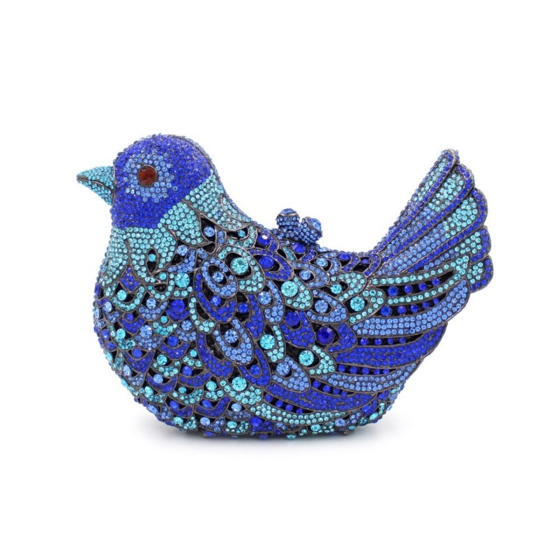 Bird And Peace Dove Animal Jewel Pack Rhinestone Dinner Bag $153.99 Dana Fashion Color: 8color Women's Bags Product information: Product Category: Dinner Bag Material: Alloy, Rhinestone Lining texture: synthetic leather Bag trend style: gem bag Opening me