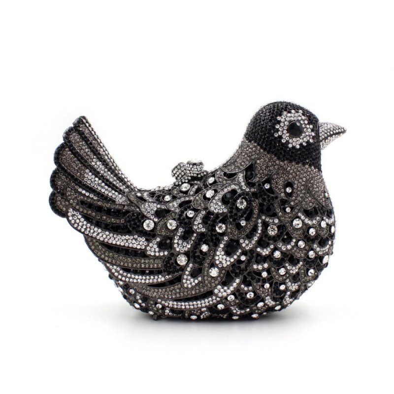 Bird And Peace Dove Animal Jewel Pack Rhinestone Dinner Bag $153.99 Dana Fashion Color: 6color Women's Bags Product information: Product Category: Dinner Bag Material: Alloy, Rhinestone Lining texture: synthetic leather Bag trend style: gem bag Opening me