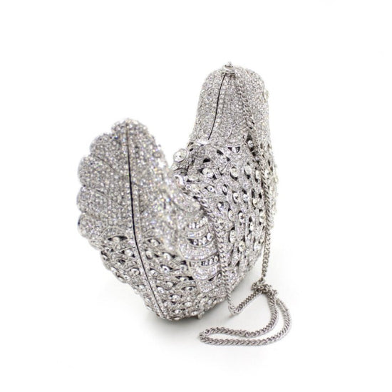 Bird And Peace Dove Animal Jewel Pack Rhinestone Dinner Bag $153.99 Dana Fashion Color: 10color Women's Bags Product information: Product Category: Dinner Bag Material: Alloy, Rhinestone Lining texture: synthetic leather Bag trend style: gem bag Opening m