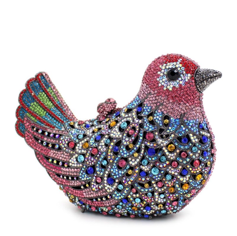 Bird And Peace Dove Animal Jewel Pack Rhinestone Dinner Bag $153.99 Dana Fashion Color: 3color Women's Bags Product information: Product Category: Dinner Bag Material: Alloy, Rhinestone Lining texture: synthetic leather Bag trend style: gem bag Opening me