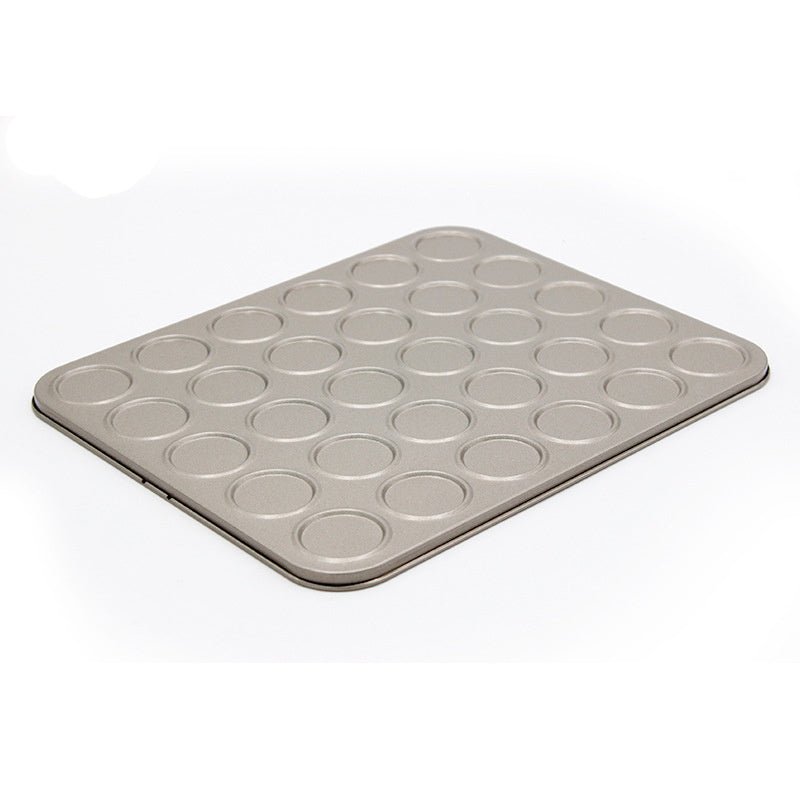 Biscuit cake pan $18.47 Dana Fashion Color: 30 Dana's Kitchen Material: carbon steel Specifications: 30 companies, 35 companies, 15 macarons, 15 clubs macarons, 15 hemisphere macarons Purpose: Macaron cake mould Color style: as shown Application: cake, bi