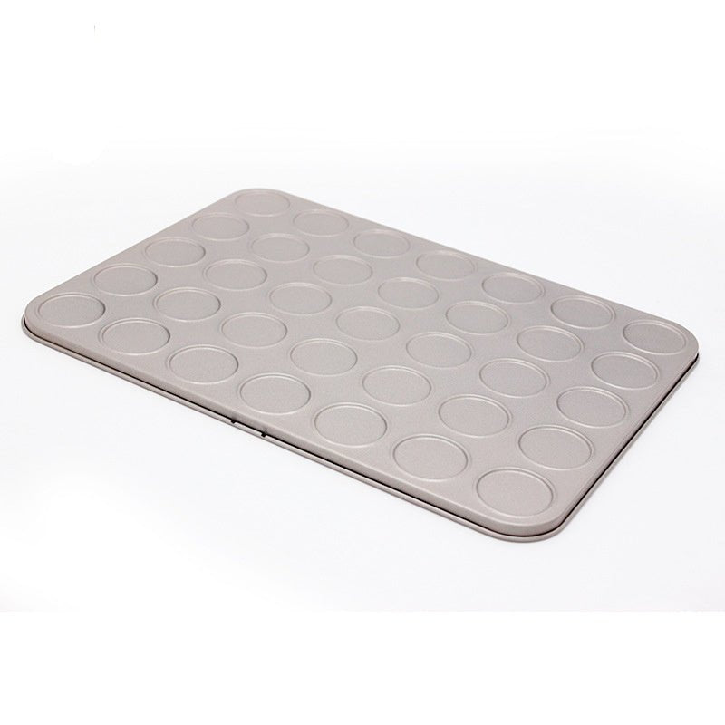 Biscuit cake pan $19.42 Dana Fashion Color: 35 Dana's Kitchen Material: carbon steel Specifications: 30 companies, 35 companies, 15 macarons, 15 clubs macarons, 15 hemisphere macarons Purpose: Macaron cake mould Color style: as shown Application: cake, bi