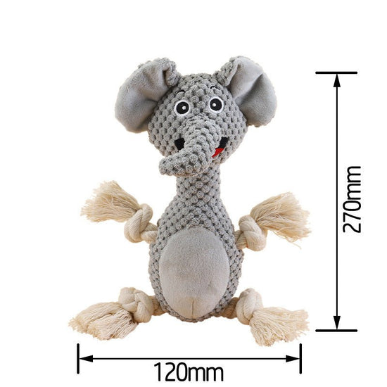 Bite-resistant Interactive Pet Dog Toy $18.71 Dana Fashion Color: Elepbaby Toys & Hobbies Product information: Color: Elephant, greedy snake Material: Plush Category: Pet Toys Packing list: Stuffed animal *1 Product Image: