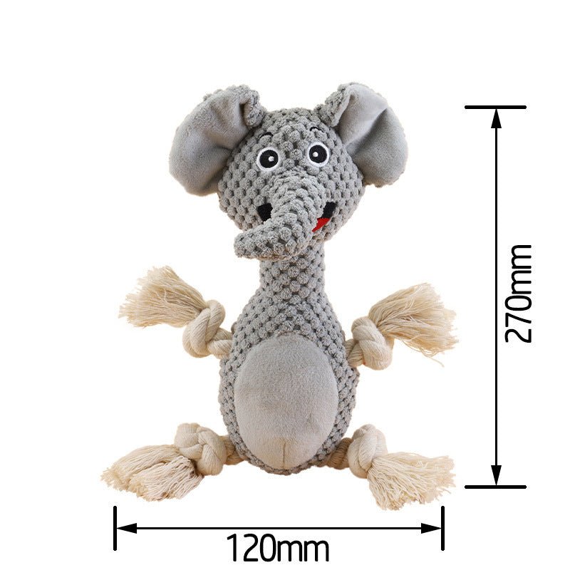 Bite-resistant Interactive Pet Dog Toy $18.71 Dana Fashion Color: Elepbaby Toys & Hobbies Product information: Color: Elephant, greedy snake Material: Plush Category: Pet Toys Packing list: Stuffed animal *1 Product Image: