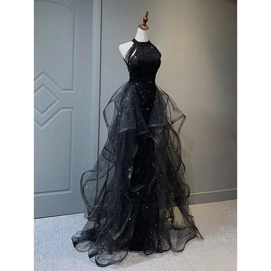 Black Evening Dress For Women $119.50 Dana Fashion Color: Black Size: L Women's clothing Product information: Color: Black Main fabric composition: Polyester Fiber Waist type: high waist Size: XS,S,M,L,XL,XXL Skirt length: long skirt Sleeve length: sleeve