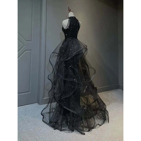 Black Evening Dress For Women $119.50 Dana Fashion Color: Black Size: L Women's clothing Product information: Color: Black Main fabric composition: Polyester Fiber Waist type: high waist Size: XS,S,M,L,XL,XXL Skirt length: long skirt Sleeve length: sleeve