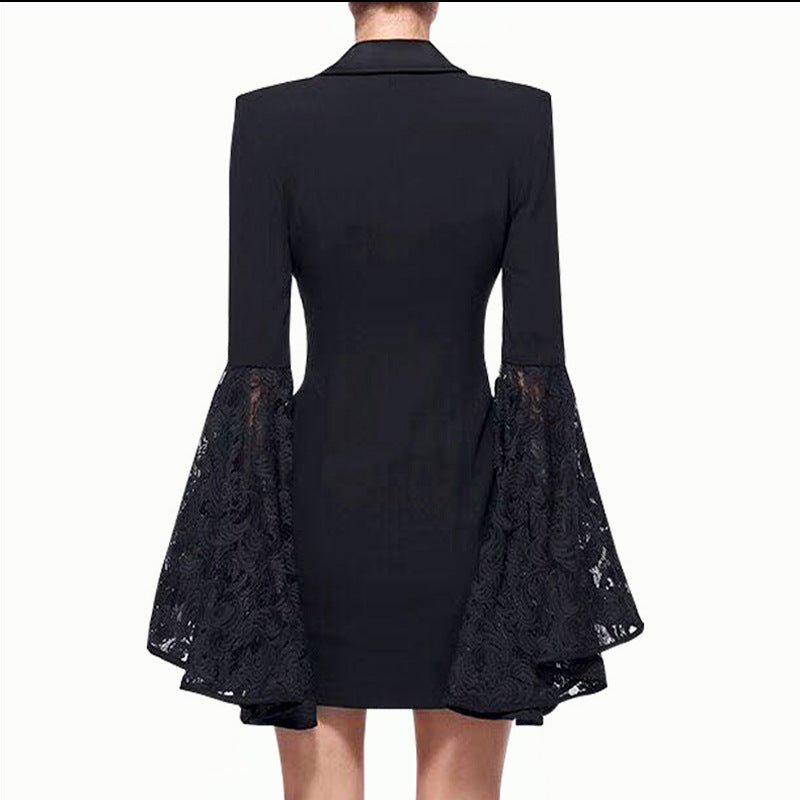 Black Suit Jacket For Women $79.00 Dana Fashion Color: Black Size: L Women's clothing Product information: Color: Black Size: S,M,L,XL Style: slim fit Style type: private clothing socialite Popular elements: lace Fabric name: Polyester Fiber Sleeve type: