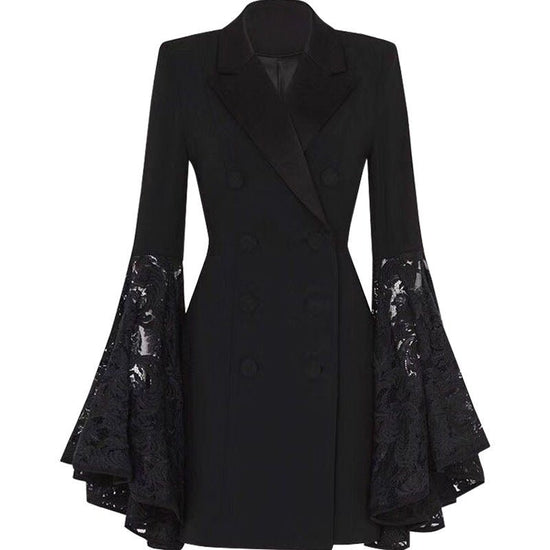 Black Suit Jacket For Women $79.00 Dana Fashion Color: Black Size: L Women's clothing Product information: Color: Black Size: S,M,L,XL Style: slim fit Style type: private clothing socialite Popular elements: lace Fabric name: Polyester Fiber Sleeve type: